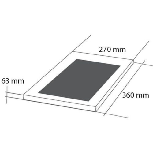 Kích thước bếp từ đơn Eurosun EU-T185S