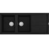 Chậu rửa đá Granite Malloca màu đen NERO G-50040 1 chau rua bat malloca nero g 50040