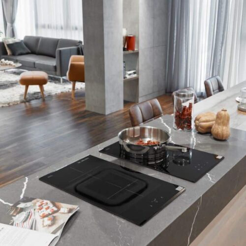 Mặt kính bếp từ đôi domino Malloca MDI 302