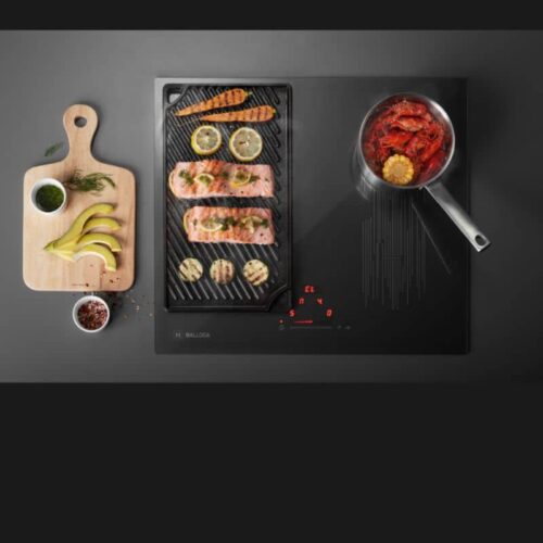 Ảnh thực tế bếp từ âm Malloca MI 594 LINEAR