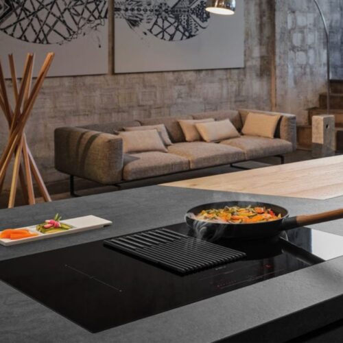 Ảnh bếp từ kết hợp máy hút mùi Elica NIKOLATESLA LIBRA BL/F/83 PRF0147745