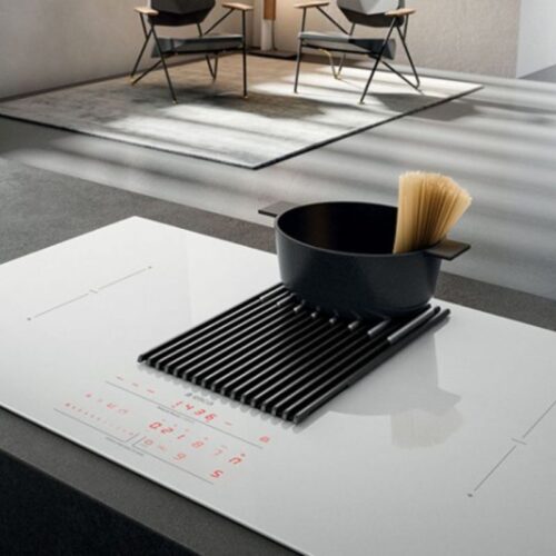 Ảnh bếp từ kết hợp máy hút mùi Elica NIKOLATESLA LIBRA WH/A/83 PRF0147774