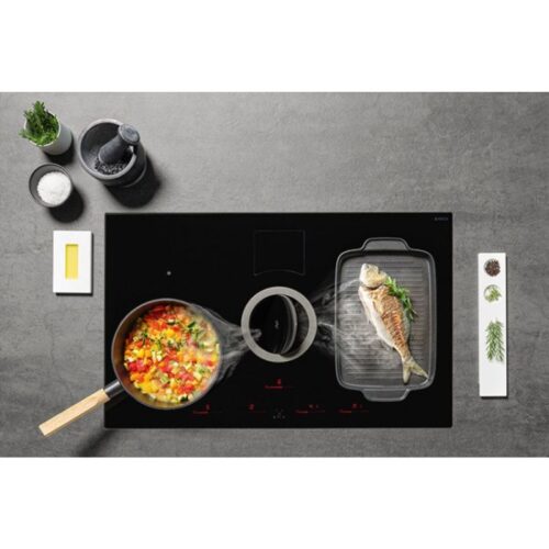 Ảnh bếp từ kết hợp máy hút mùi Elica NIKOLATESLA SWITCH BL/A/80 PRF0146212