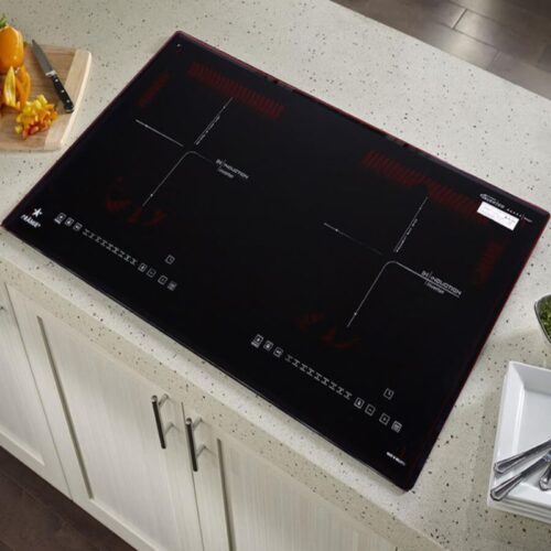 Ảnh thực tế bếp từ đôi Pramie PRMY-2208 lắp âm