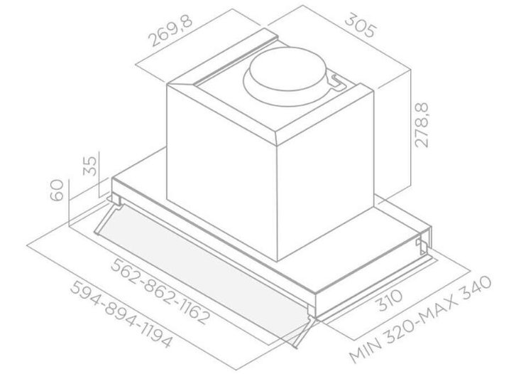 Máy hút mùi Elica BOX IN PRF0114760