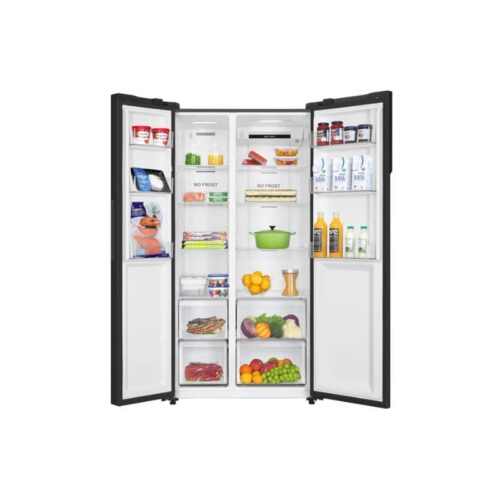Tủ lạnh 2 cánh Side By Side Inverter 550 lít Aqua AQR-S612XA(CBC) 4 anh tu lanh aqua aqr s612xacbc