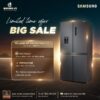 bs tu lanh 4 canh multi door 488 lit samsung rf48a4010b4 sv