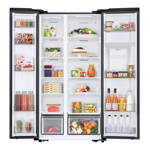 hinh anh tu lanh 2 canh side by side inverter 578 lit samsung rs57dg410eb4sv