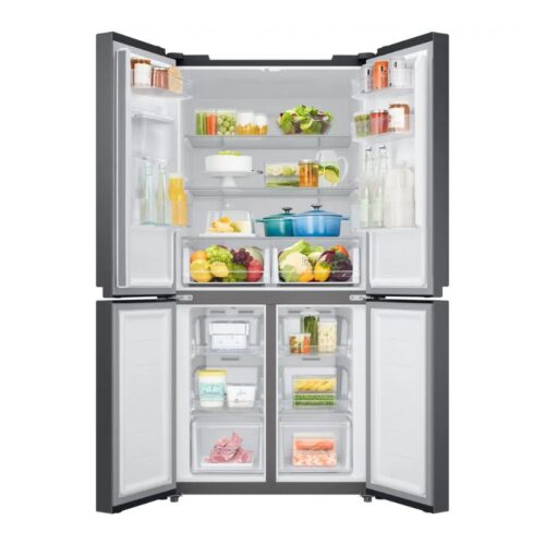 hinh anh tu lanh 4 canh multi door 488 lit samsung rf48a4010b4 sv