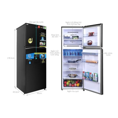 kich thuoc tu lanh 2 canh 366 lit panasonic nr tl381gpkv