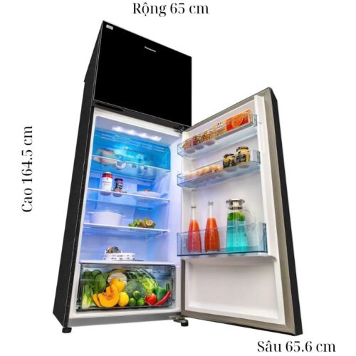 kich thuoc tu lanh 2 canh inverter 326 lit panasonic nr tl351vgmv