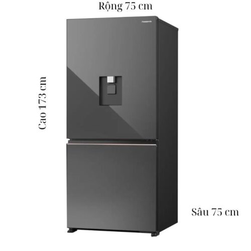 kich thuoc tu lanh 2 canh inverter 500 lit panasonic nr bw530xmmv
