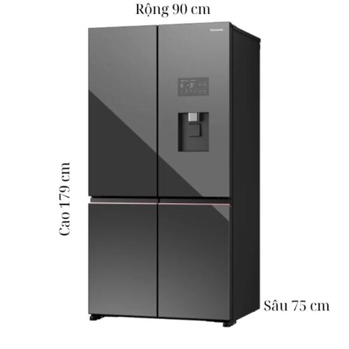 kich thuoc tu lanh 4 canh multi door inverter 621 lit prime edition panasonic nr xy680yhhv