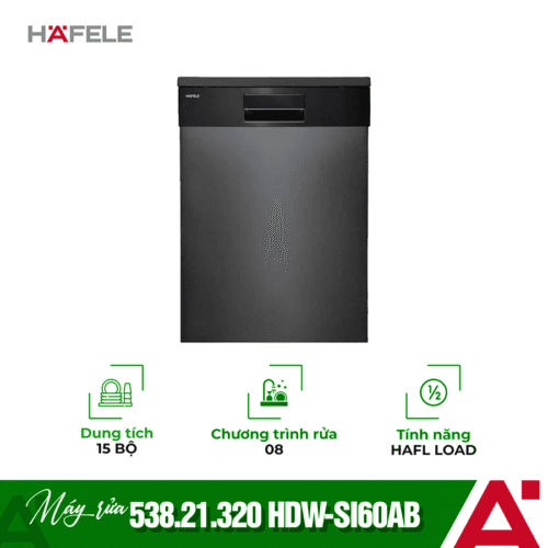 Máy rửa bát Hafele HDW-SI60AB 538.21.320
