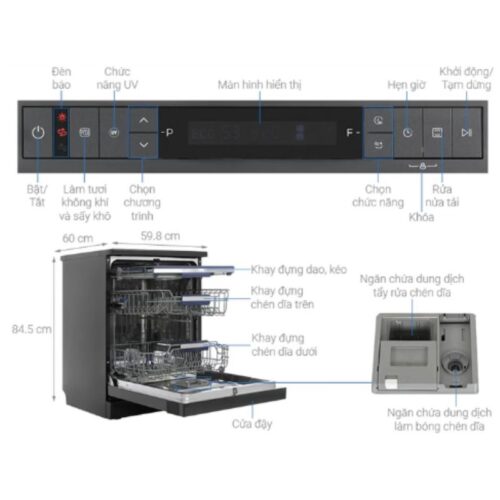 cau tao may rua bat doc lap hafele hdw f6051s 538 21 370