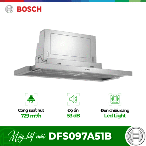 Máy hút mùi âm tủ Bosch DFS097A51B
