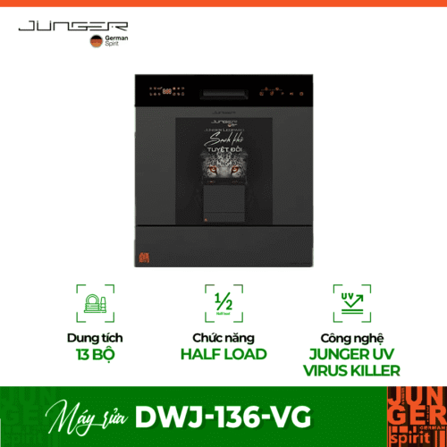 Máy rửa bát Junger LEOPARD-DWJ-136-VG