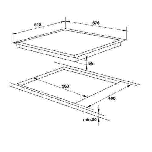 kich thuoc bep tu hafele hc i604c 535 02 211