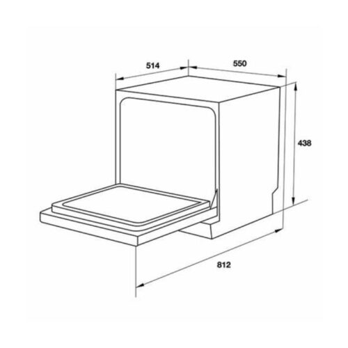 kich thuoc may rua chen bat de ban hafele hdw t50b 539 20 600