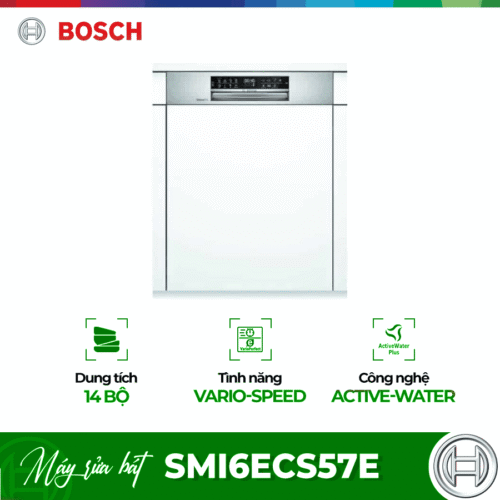 Máy rửa bát Bosch SMI6ECS57E 14 bộ
