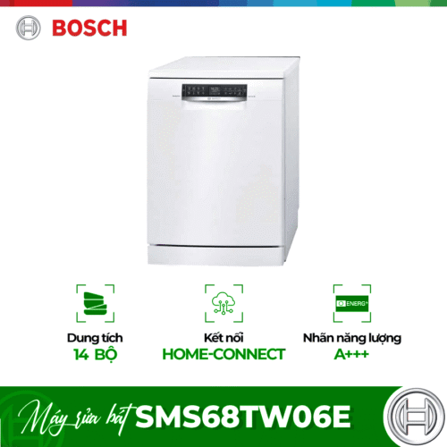Máy rửa bát Bosch SMS68TW06E serie 6