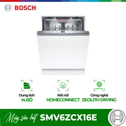 Máy rửa bát âm tủ Bosch SMV6ZCX16E Serie 6
