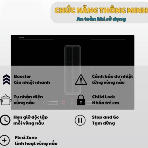 tinh nang bep tu ket hop may hut malloca hih860fz