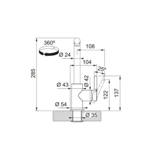 kich thuoc voi rua franke ct 935c chrome